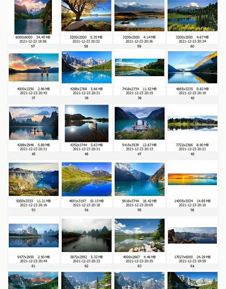 图片[24]-高清自然风景JPG图片湖光山色湖泊山峰山峦设计喷绘打印合成素材-大怪兽分享