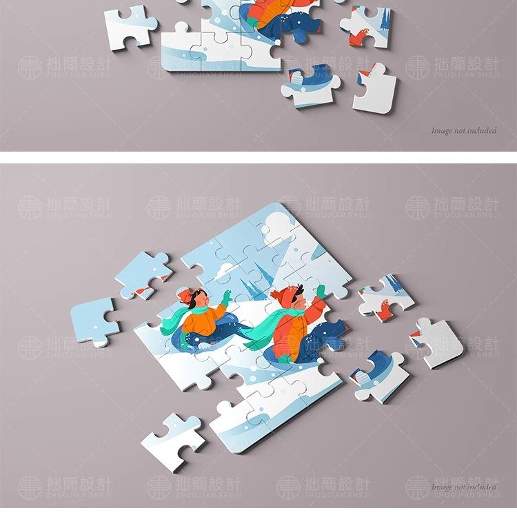 图片[7]-儿童图书绘本益智拼图玩具效果展示智能贴图样机PSD设计素材模板-大怪兽分享