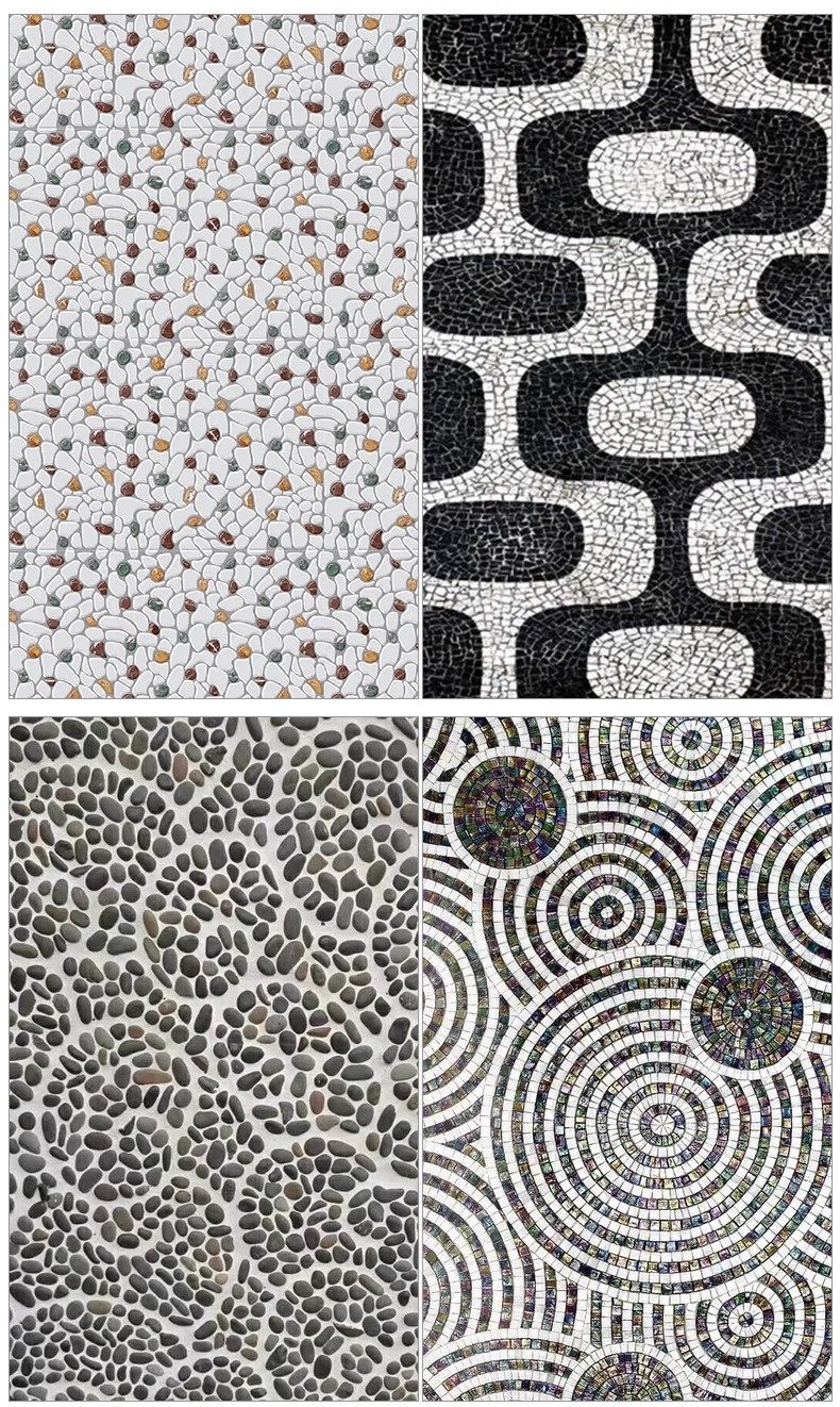 图片[26]-鹅卵石瓦片青瓦小青砖贴图地面铺装拼花ps素材库新中式园林铺地su-大怪兽分享