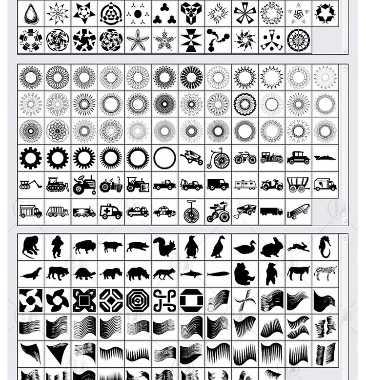 图片[13]-常用笔刷滤镜插件PS素材合集笔刷字体动作预设样式新手后期设计-大怪兽分享