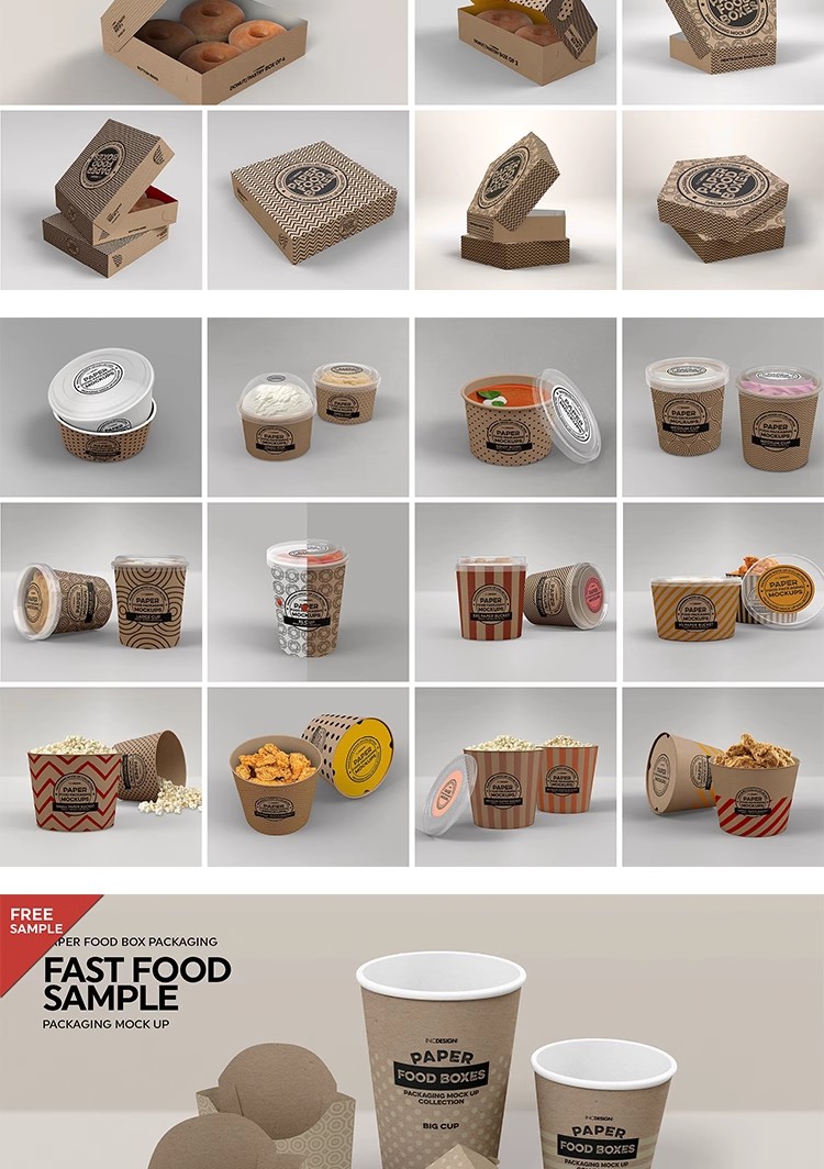 图片[9]-YJ-121高端餐饮甜点食品蛋糕包装盒效果智能贴图样机PSD设计素材-大怪兽分享