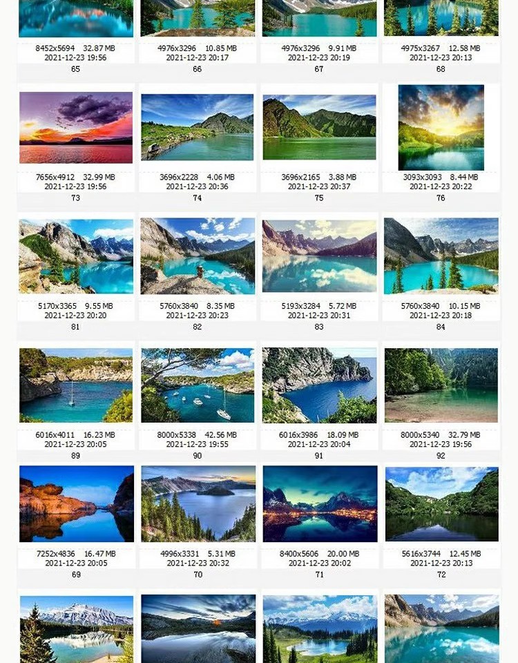 图片[25]-高清自然风景JPG图片湖光山色湖泊山峰山峦设计喷绘打印合成素材-大怪兽分享