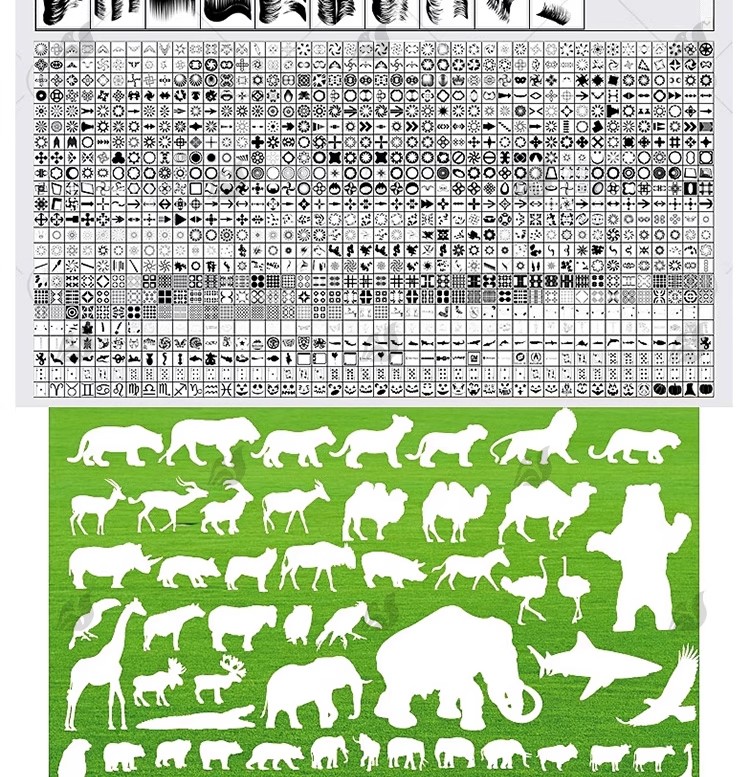 图片[14]-常用笔刷滤镜插件PS素材合集笔刷字体动作预设样式新手后期设计-大怪兽分享
