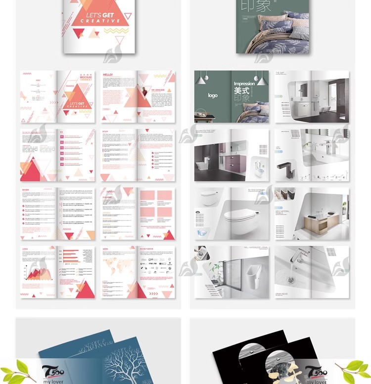 图片[14]-小清新风格画册宣传册手册产品画册公司介绍分层模板PSD设计素材-大怪兽分享