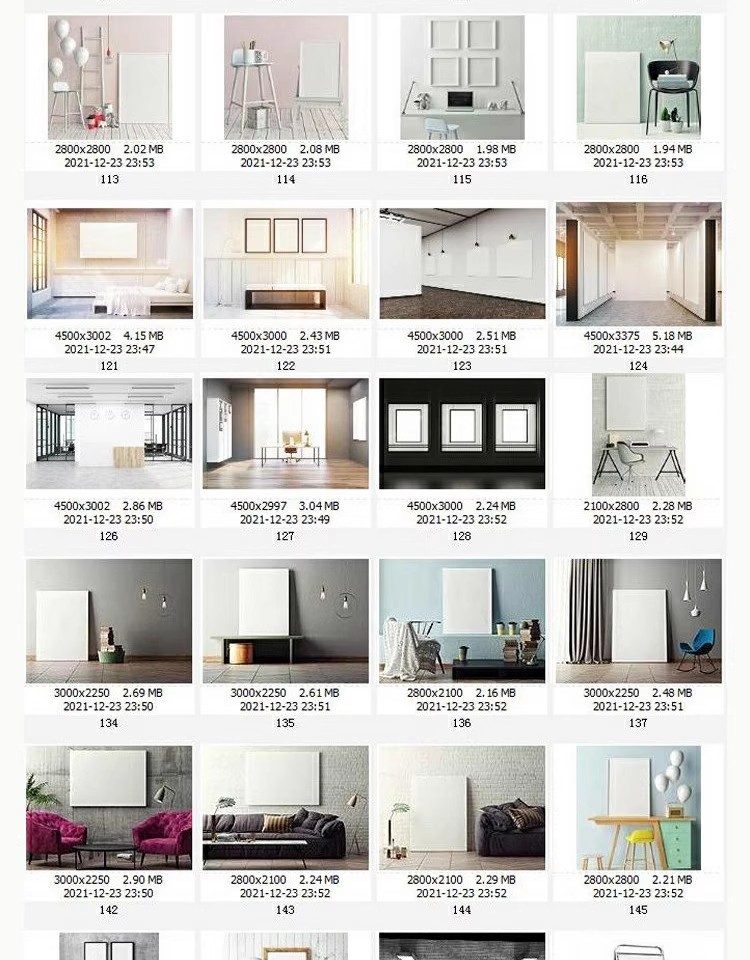 图片[25]-高清时尚生活JPG图片客厅装饰画框背景墙相框喷绘打印合成素材-大怪兽分享