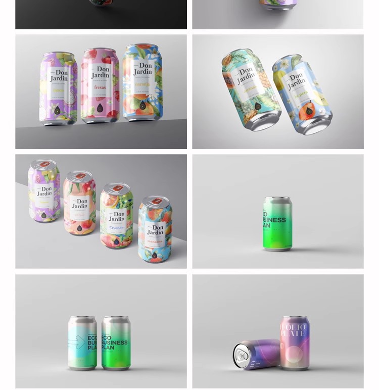 图片[13]-易拉罐饮料饮品可乐啤酒瓶子包装样机VI品牌展示模板PSD设计素材-大怪兽分享