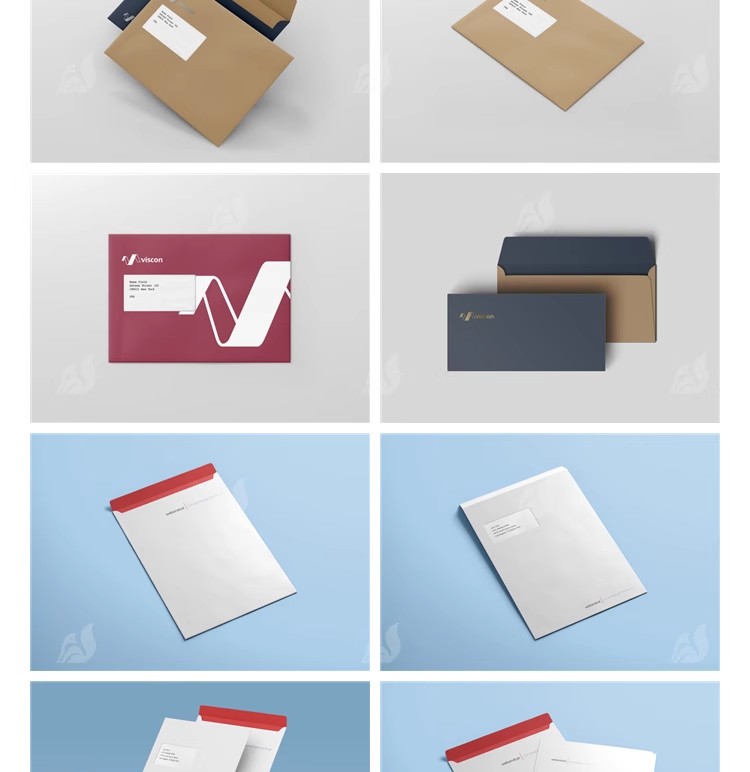 图片[15]-文件档案袋牛皮纸资料信封办公品VI贴图纸袋展示样机psd设计素材-大怪兽分享