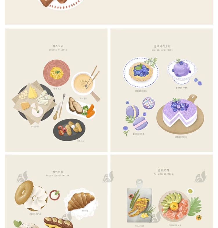 图片[17]-手绘食物PSD海鲜螃蟹蔬菜牛肉日料甜品蛋糕寿司美食海报PNG素材-大怪兽分享