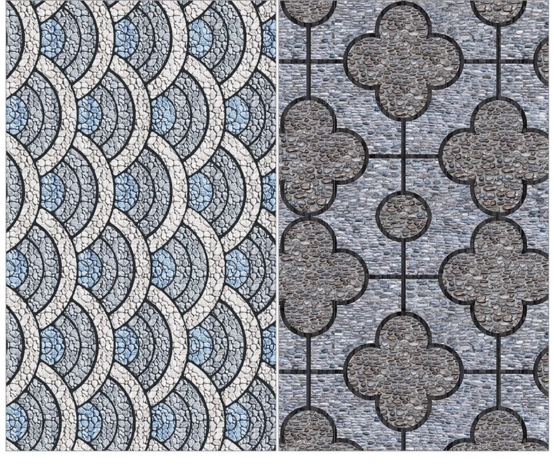 图片[30]-鹅卵石瓦片青瓦小青砖贴图地面铺装拼花ps素材库新中式园林铺地su-大怪兽分享