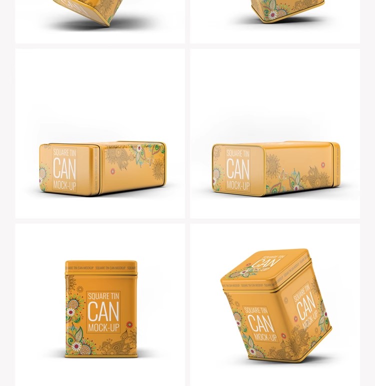 图片[20]-茶叶包装盒塑料袋罐子茶叶罐VI智能贴图样机PSD效果设计素材模板-大怪兽分享