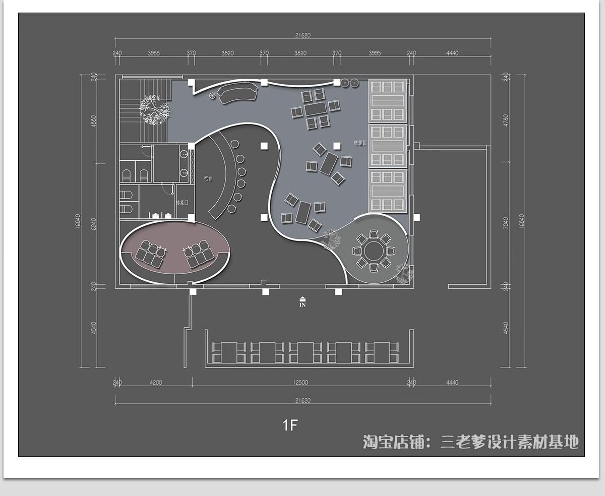 图片[31]-露营风餐饮餐厅CAD图纸平面布局户外花园清吧方案设计布置图方案-大怪兽分享