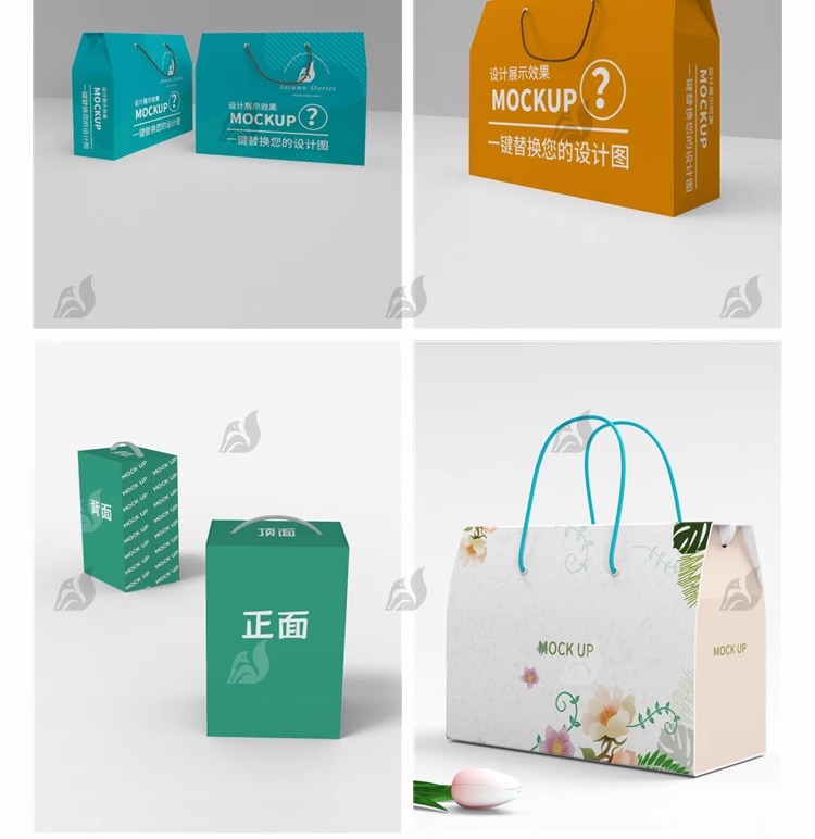 图片[18]-礼盒手提箱卡扣纸箱五谷干果水果包装展示提案样机PSD设计素材PS-大怪兽分享