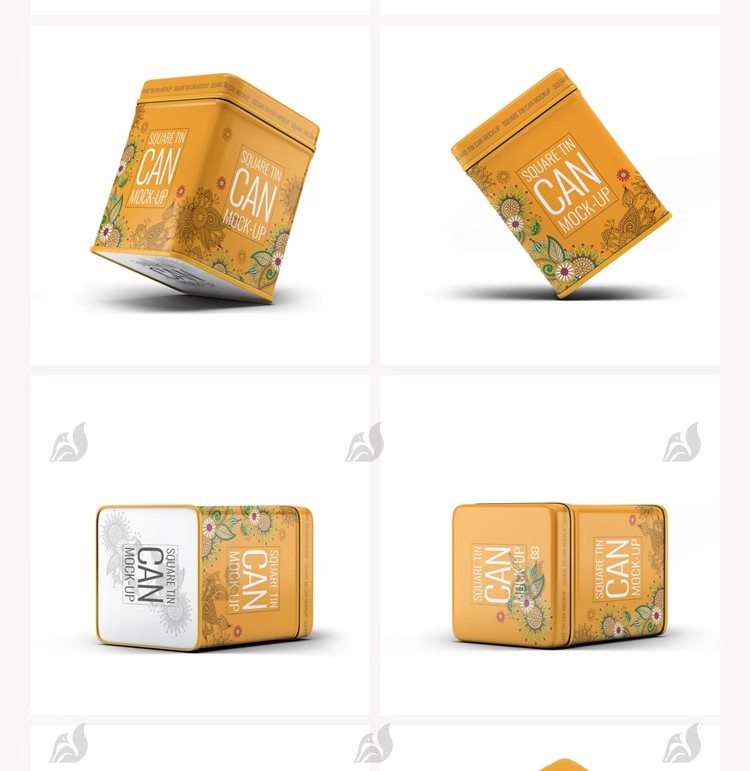 图片[21]-茶叶包装盒塑料袋罐子茶叶罐VI智能贴图样机PSD效果设计素材模板-大怪兽分享