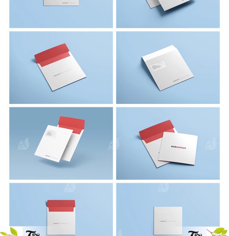 图片[18]-文件档案袋牛皮纸资料信封办公品VI贴图纸袋展示样机psd设计素材-大怪兽分享