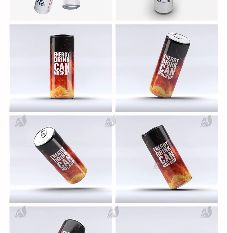 图片[21]-易拉罐饮料饮品可乐啤酒瓶子包装样机VI品牌展示模板PSD设计素材-大怪兽分享