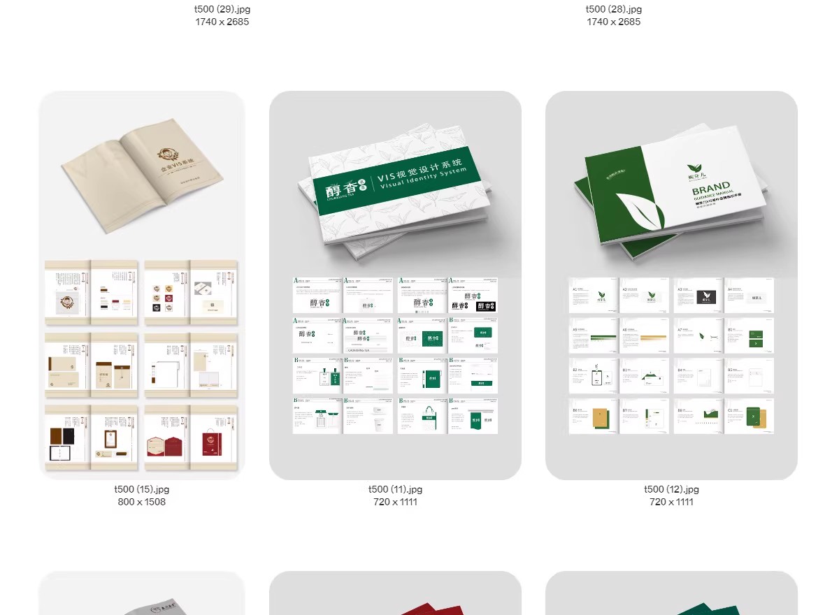 图片[22]-vis视觉形象识别品牌提案奶茶咖啡茶叶vi手册模板ai矢量设计素材-大怪兽分享