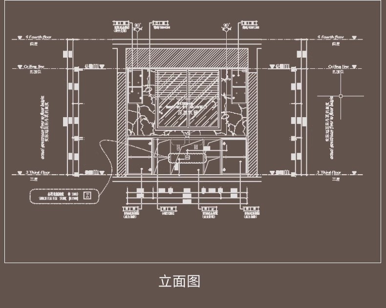 图片[24]-家装无主灯全套cad施工图纸平立面室内设计客厅卧室吊顶装修素材-大怪兽分享