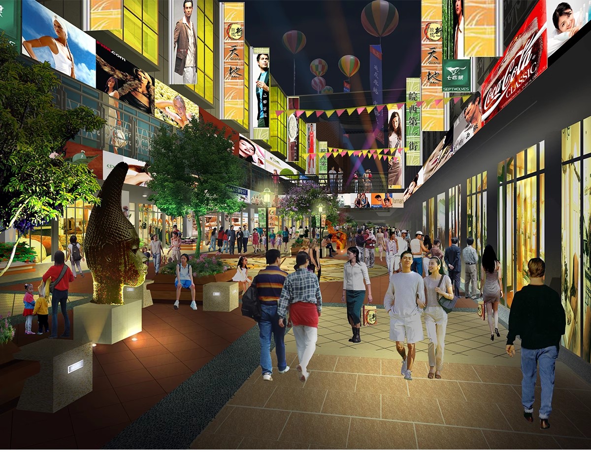 图片[38]-夜景树木植物ps灯光效果图 效果图psd分层公园氛围灯亮化工程素材-大怪兽分享