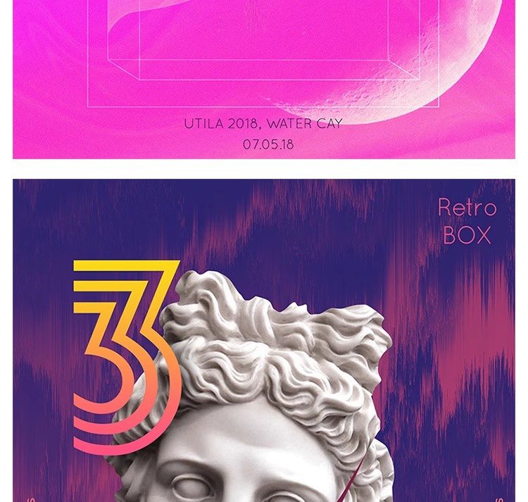 图片[19]-JH-61创意图像时尚潮流炫酷扁平暗黑系正负形主题PSD海报设计素材-大怪兽分享