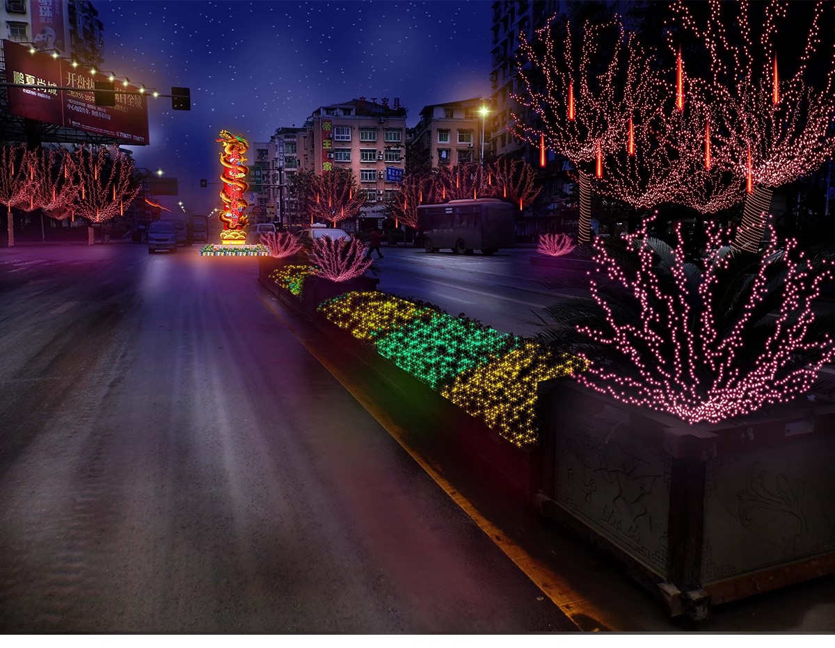 图片[40]-夜景树木植物ps灯光效果图 效果图psd分层公园氛围灯亮化工程素材-大怪兽分享