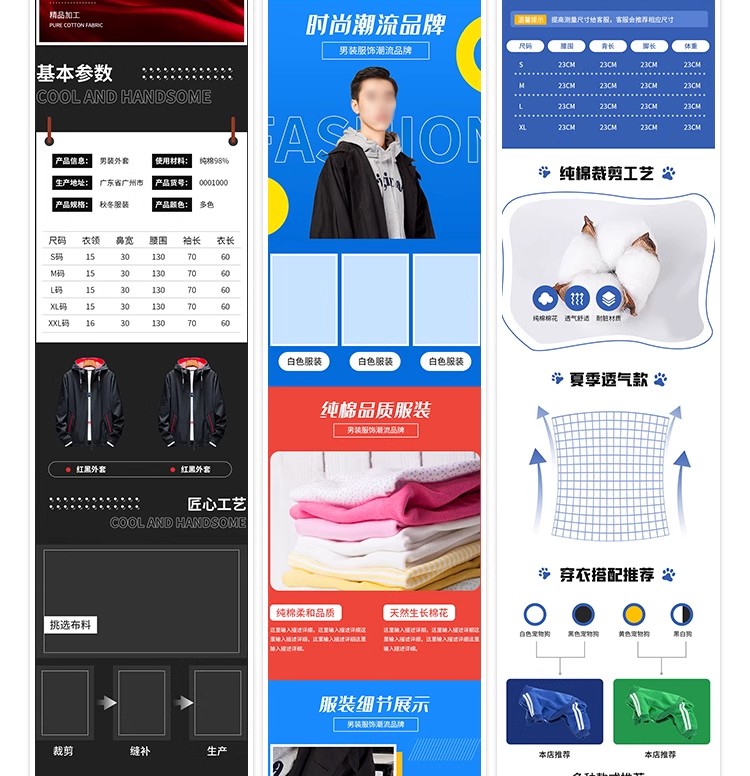 图片[28]-电商淘宝店美工女装服装服饰详情页尺码细节展示设计psd素材模板-大怪兽分享