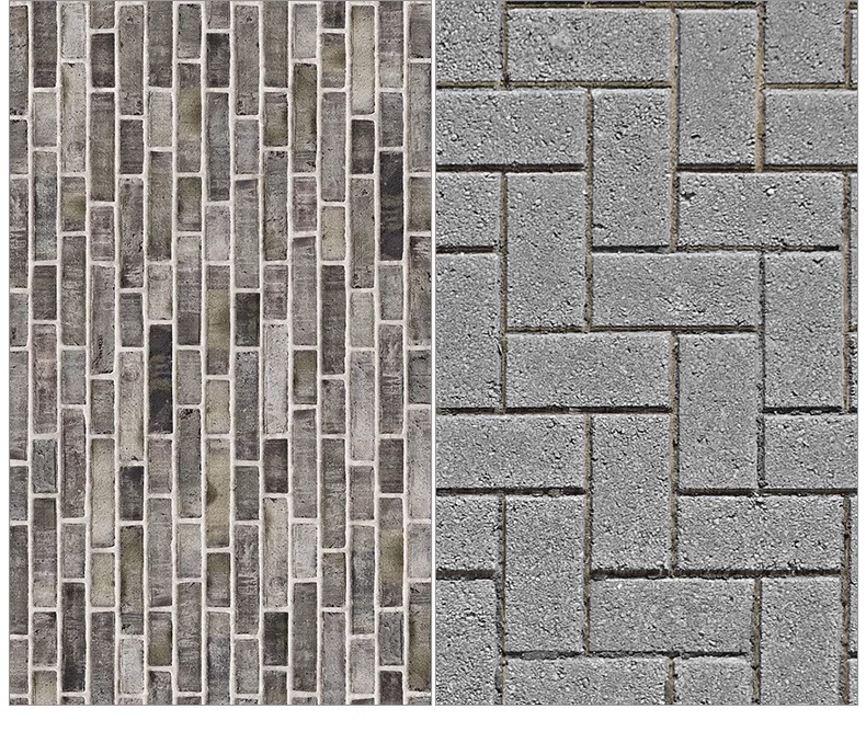 图片[42]-鹅卵石瓦片青瓦小青砖贴图地面铺装拼花ps素材库新中式园林铺地su-大怪兽分享