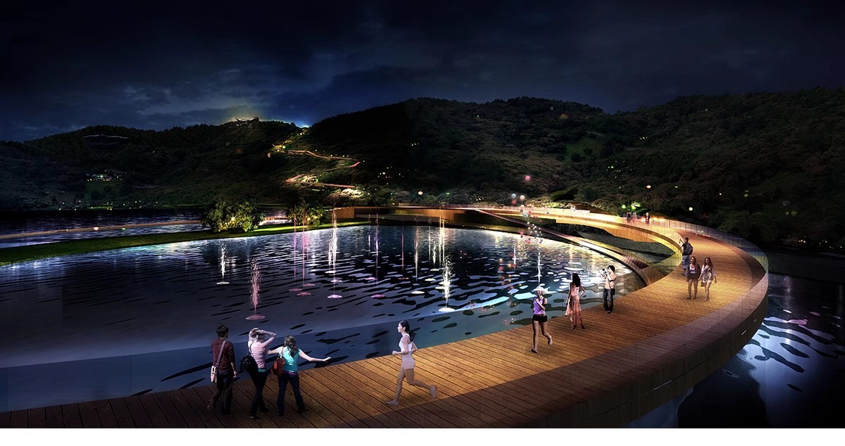 图片[44]-夜景树木植物ps灯光效果图 效果图psd分层公园氛围灯亮化工程素材-大怪兽分享