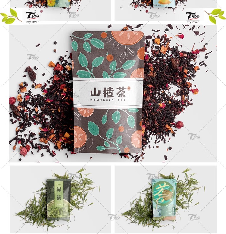 图片[32]-中国风茶叶平面包装标贴礼盒养生茶PS模板展开图效果样机PSD素材-大怪兽分享