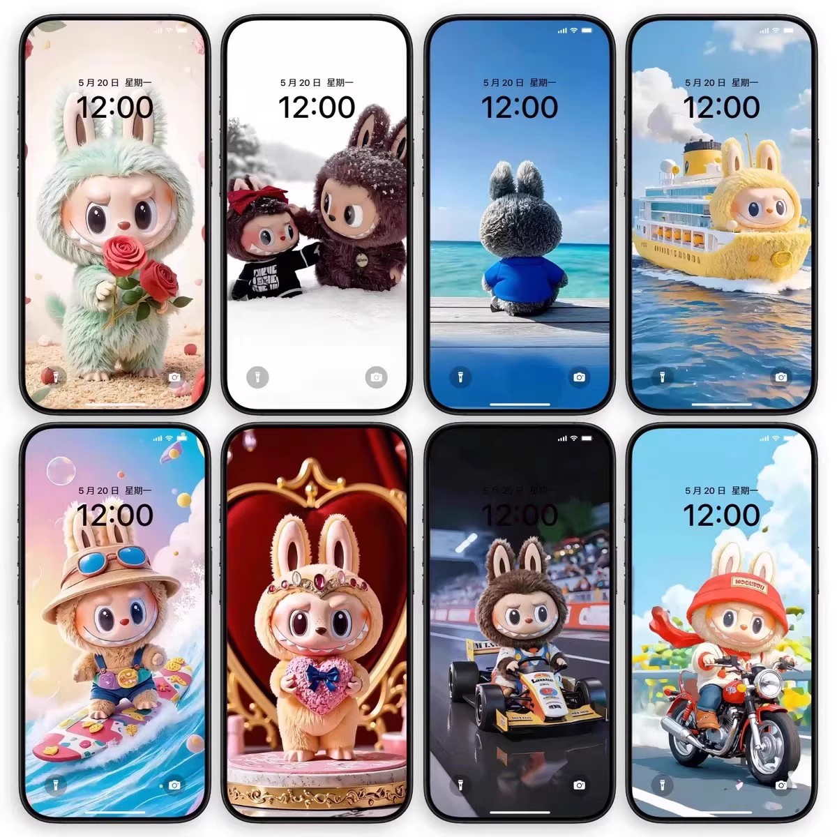 100张|4K高清泳池 拉布布平板iPad电脑壁纸 苹果动态手机壁纸-大怪兽分享