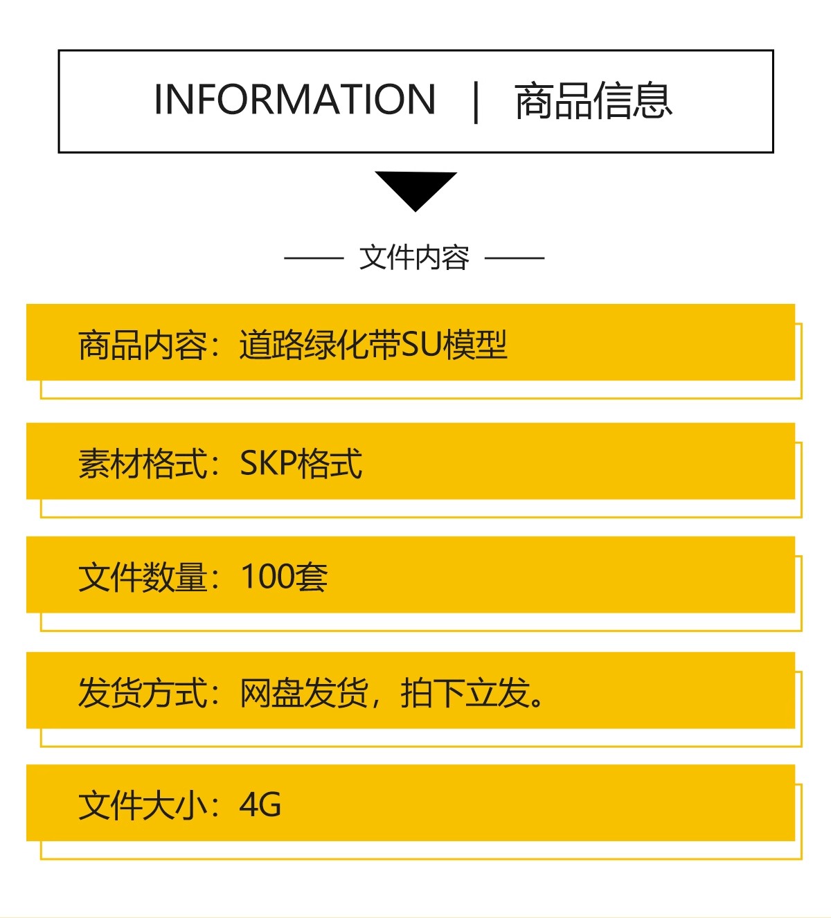 图片[2]-道路景观绿化带SU模型园林街道改造提升城市公路步道绿道草图大师-大怪兽分享