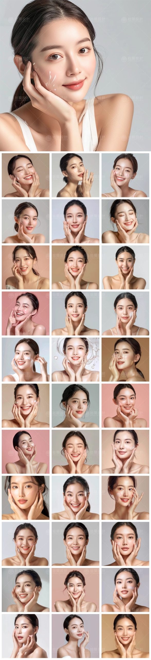图片[3]-高清美容护肤化妆品面部护理亚洲女性美女人物模特JPG图片素材-大怪兽分享