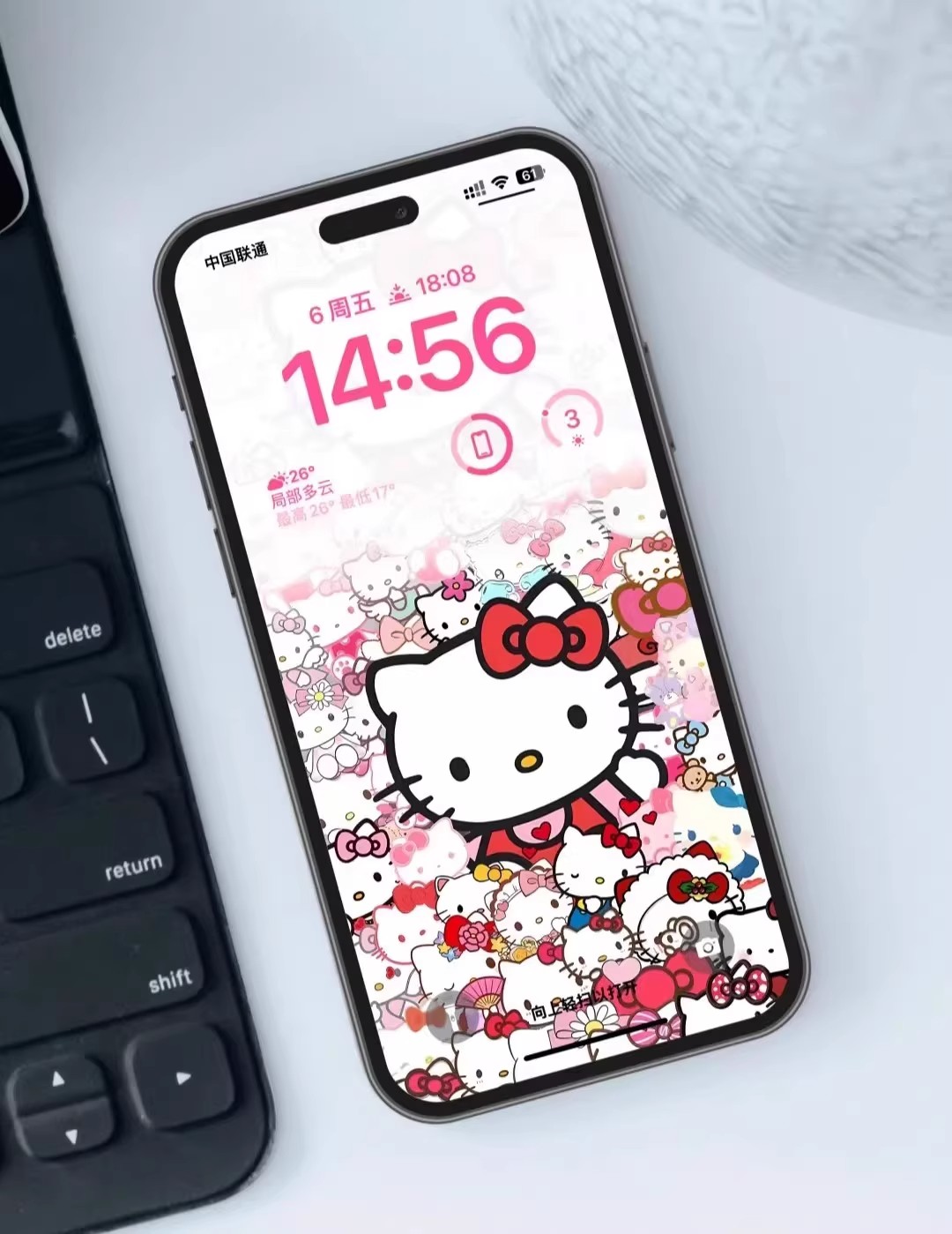 100套女生可爱哈喽凯蒂壁纸 少女粉Kitty合集超清手机壁纸iPhone-大怪兽分享