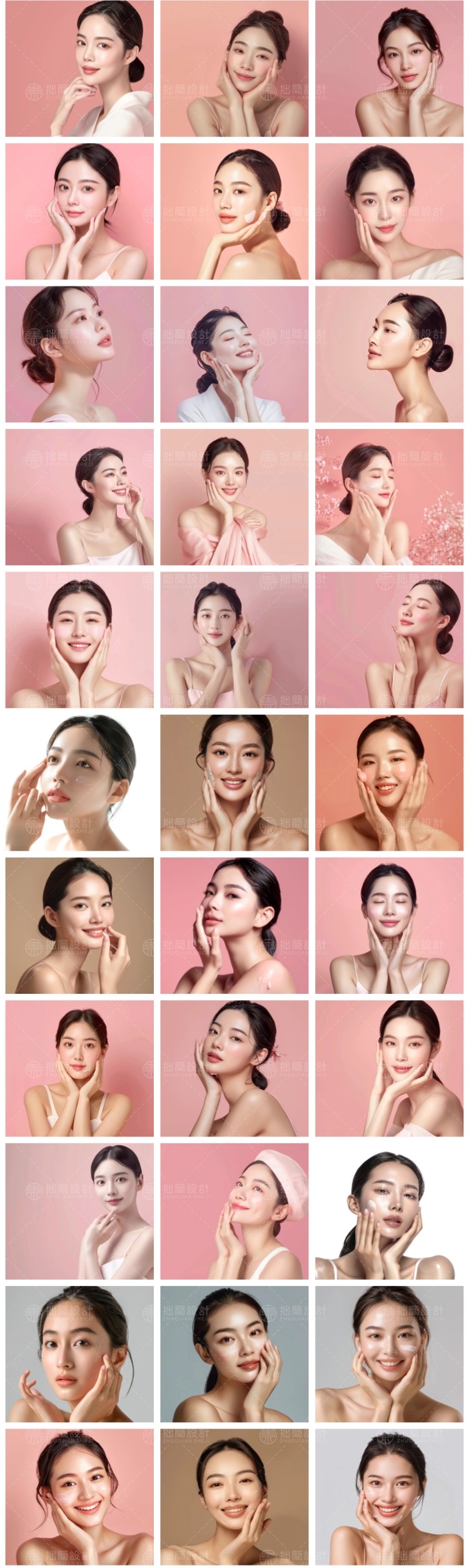 图片[4]-高清美容护肤化妆品面部护理亚洲女性美女人物模特JPG图片素材-大怪兽分享