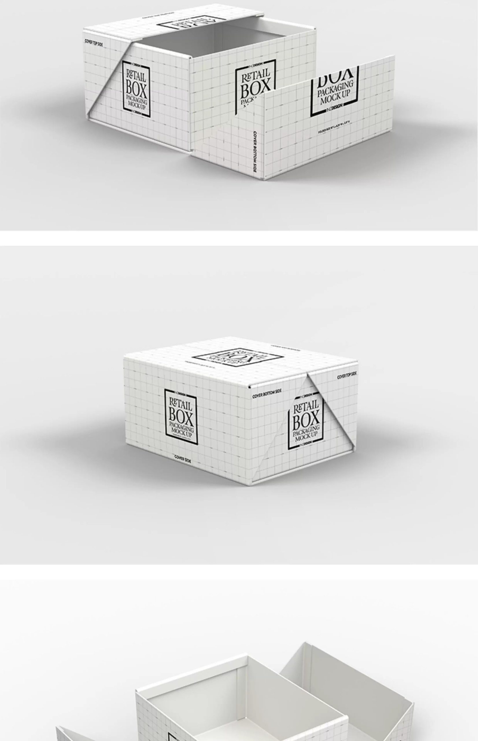 图片[4]-中间对开礼品盒样机包装盒纸盒效果展示贴图样机PSD设计素材模板-大怪兽分享