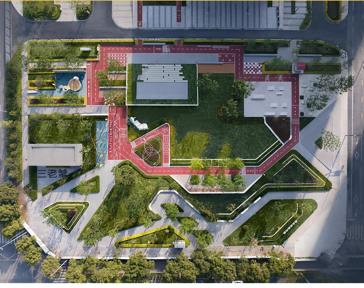 图片[4]-体育公园广场雕塑SU模型 入口小品景观运动创意市民健身活动场地-大怪兽分享