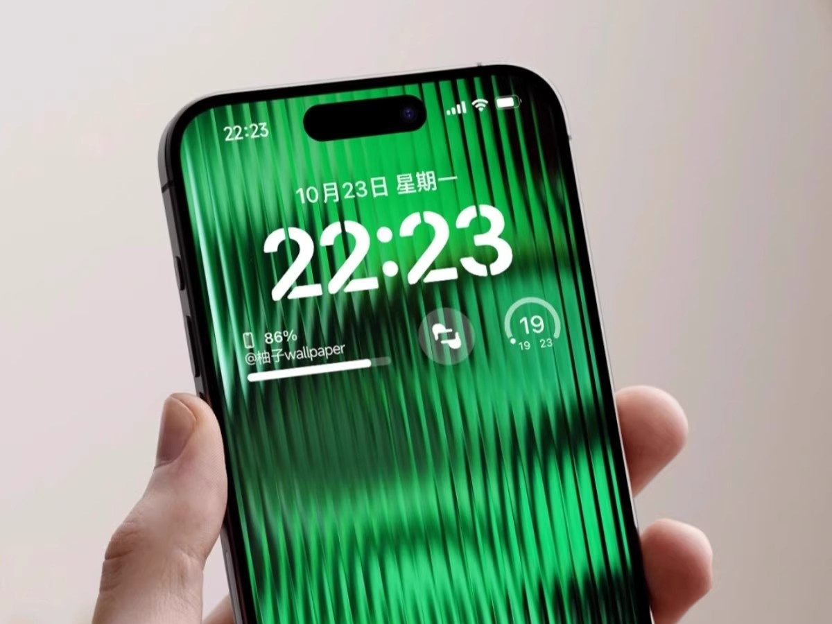 104张 4K超清壁纸 薄荷绿玻璃 iPhone苹果安卓手机壁纸锁屏桌面-大怪兽分享