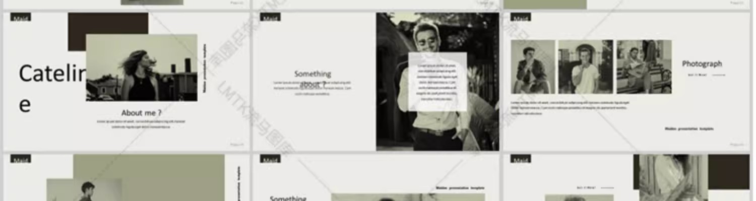 图片[4]-国外高端杂志莫兰迪风格工作计划总结商业计划书产品PPT素材模板-大怪兽分享