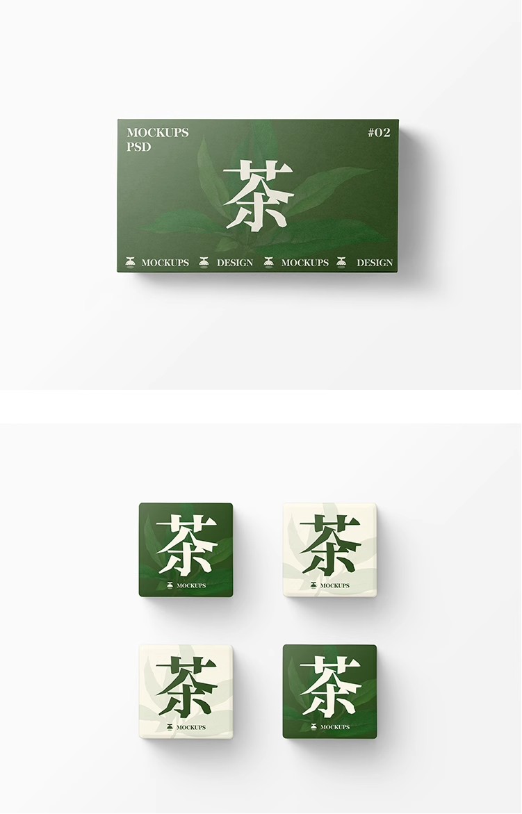 图片[5]-礼盒包装盒整套茶叶月饼糕点ai刀模刀版展开图ps贴图样机素材psd-大怪兽分享
