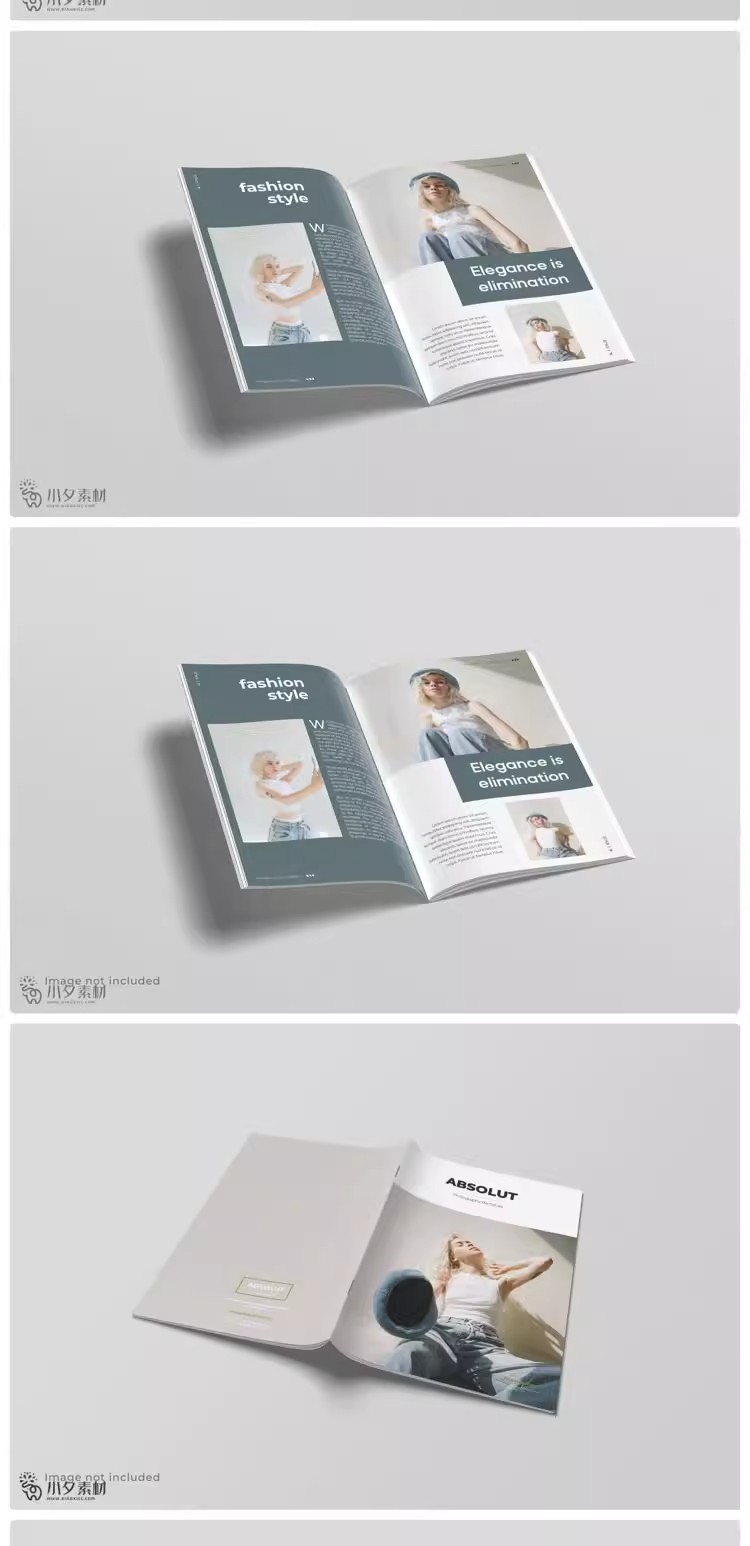 图片[6]-书本书籍时尚杂志内页封面智能贴图文创样机PSD分层设计素材-大怪兽分享