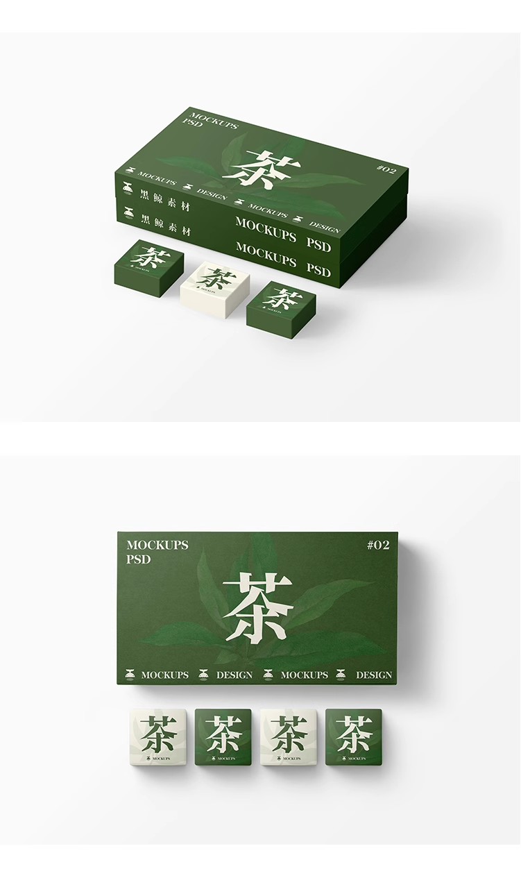 图片[6]-礼盒包装盒整套茶叶月饼糕点ai刀模刀版展开图ps贴图样机素材psd-大怪兽分享