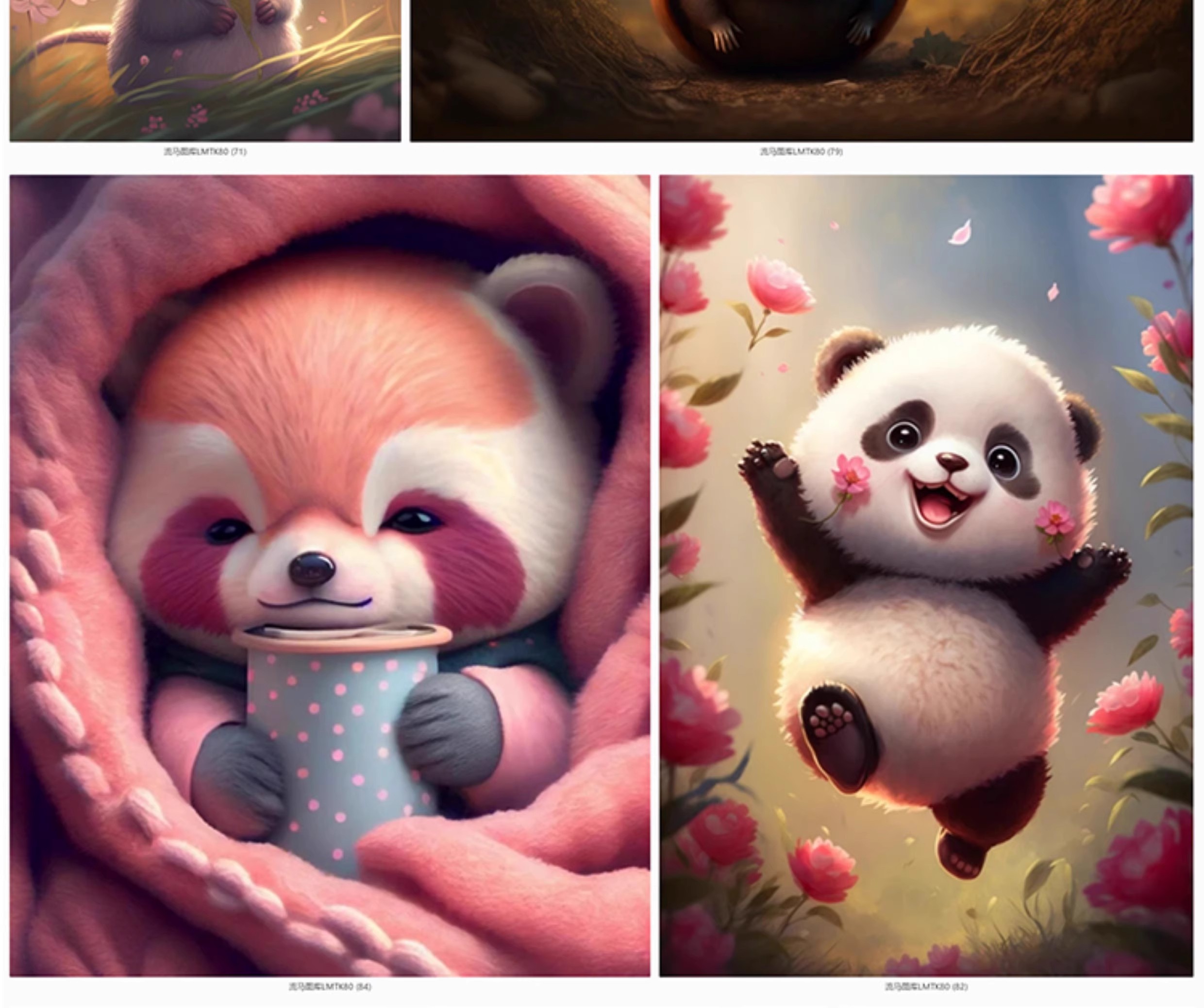 图片[6]-创意可爱小动物真实立体场景小精灵背景桌面头像JPG高清图片素材-大怪兽分享
