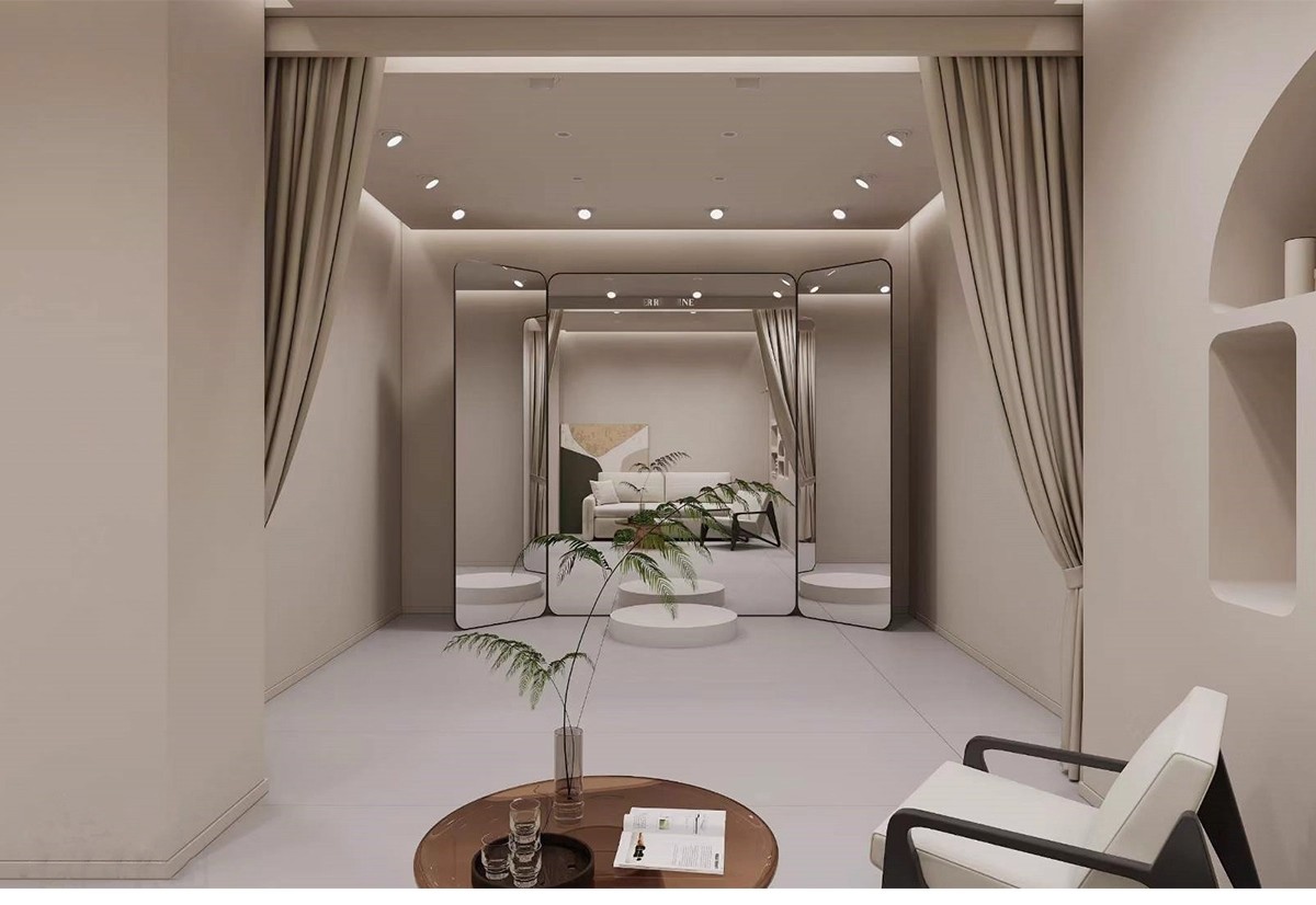 图片[7]-婚纱店摄影店效果图装修 工装婚礼门面门头室内软装装饰设计图库-大怪兽分享
