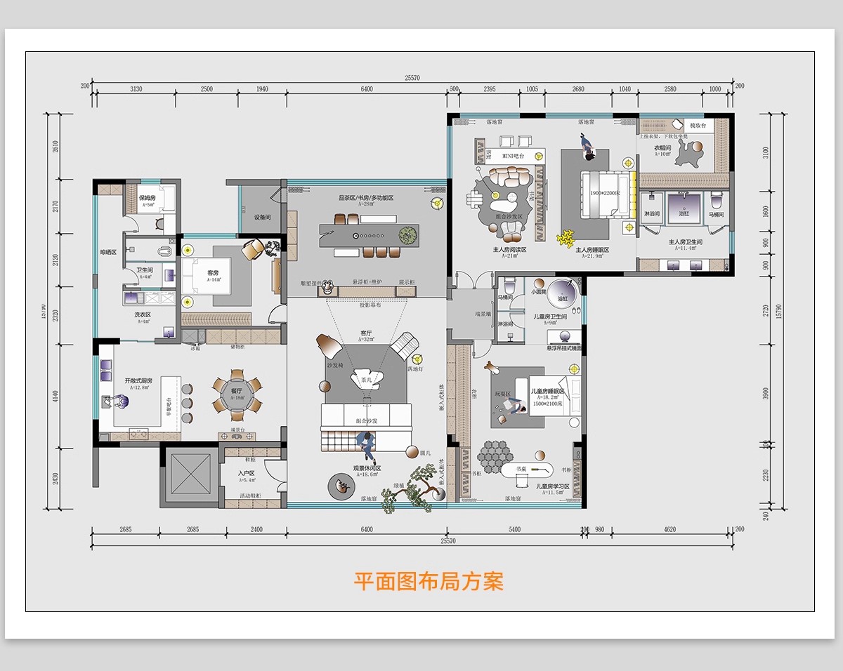 图片[10]-家装户型布局设计cad方案平面布置图装修施工图纸素材室内设计图-大怪兽分享