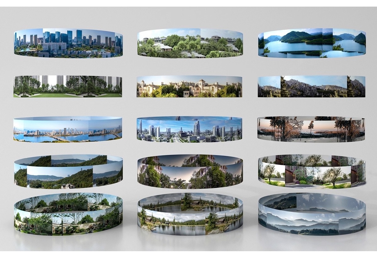图片[10]-外景远景窗景su模型贴图城市建筑景观背景环绕环形户外天空环境-大怪兽分享
