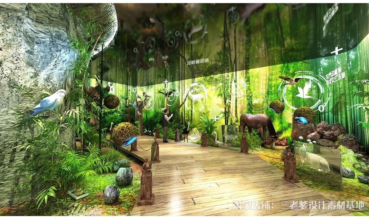 图片[10]-沉浸式展厅SU模型互动科技文化生态现代概念展览馆空间草图大师-大怪兽分享