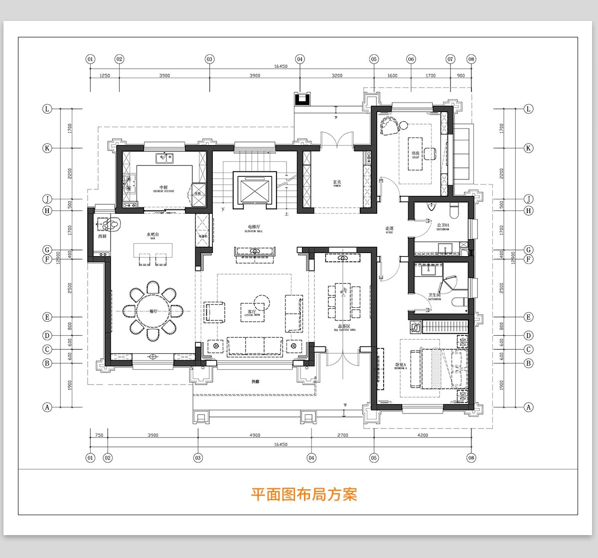 图片[11]-家装户型布局设计cad方案平面布置图装修施工图纸素材室内设计图-大怪兽分享
