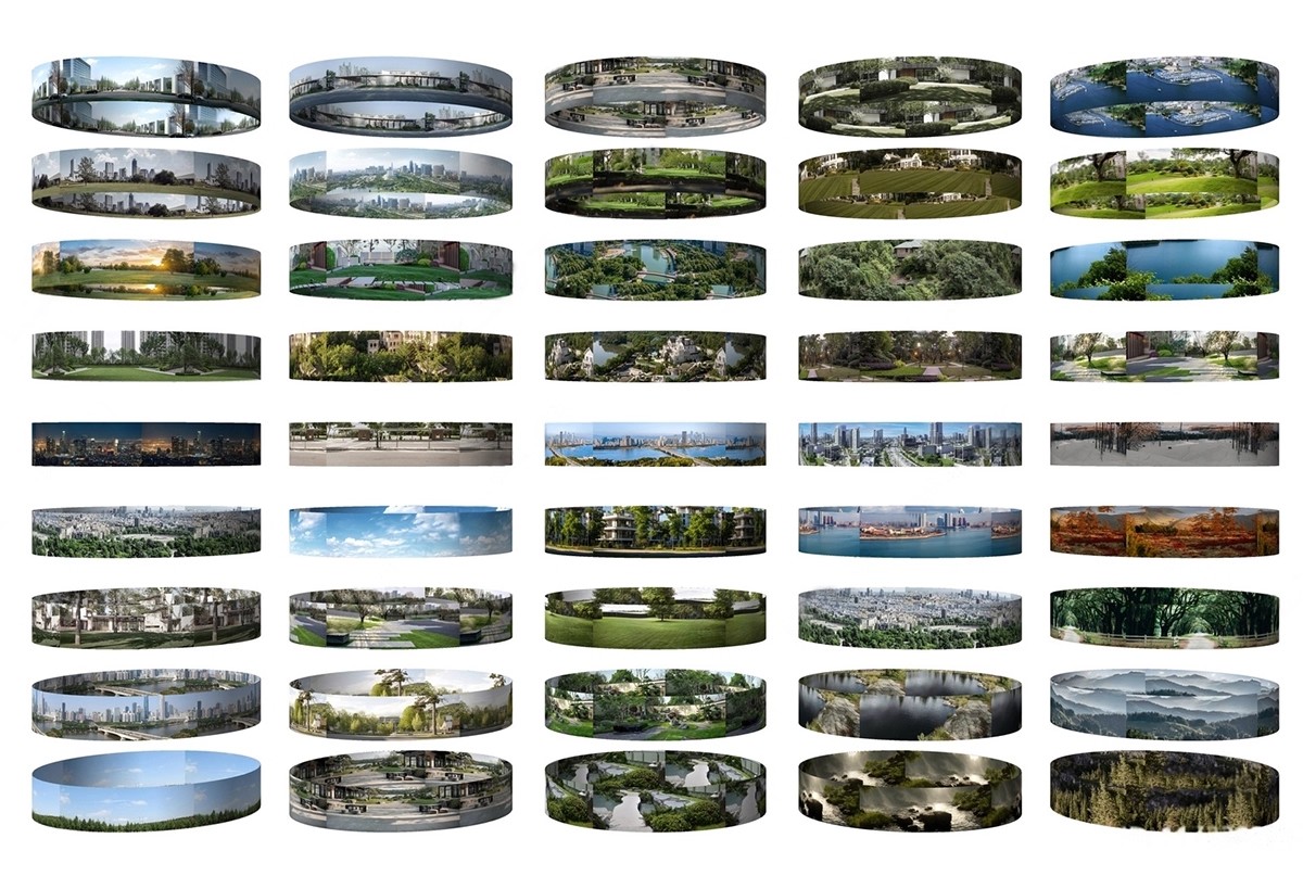 图片[11]-外景远景窗景su模型贴图城市建筑景观背景环绕环形户外天空环境-大怪兽分享