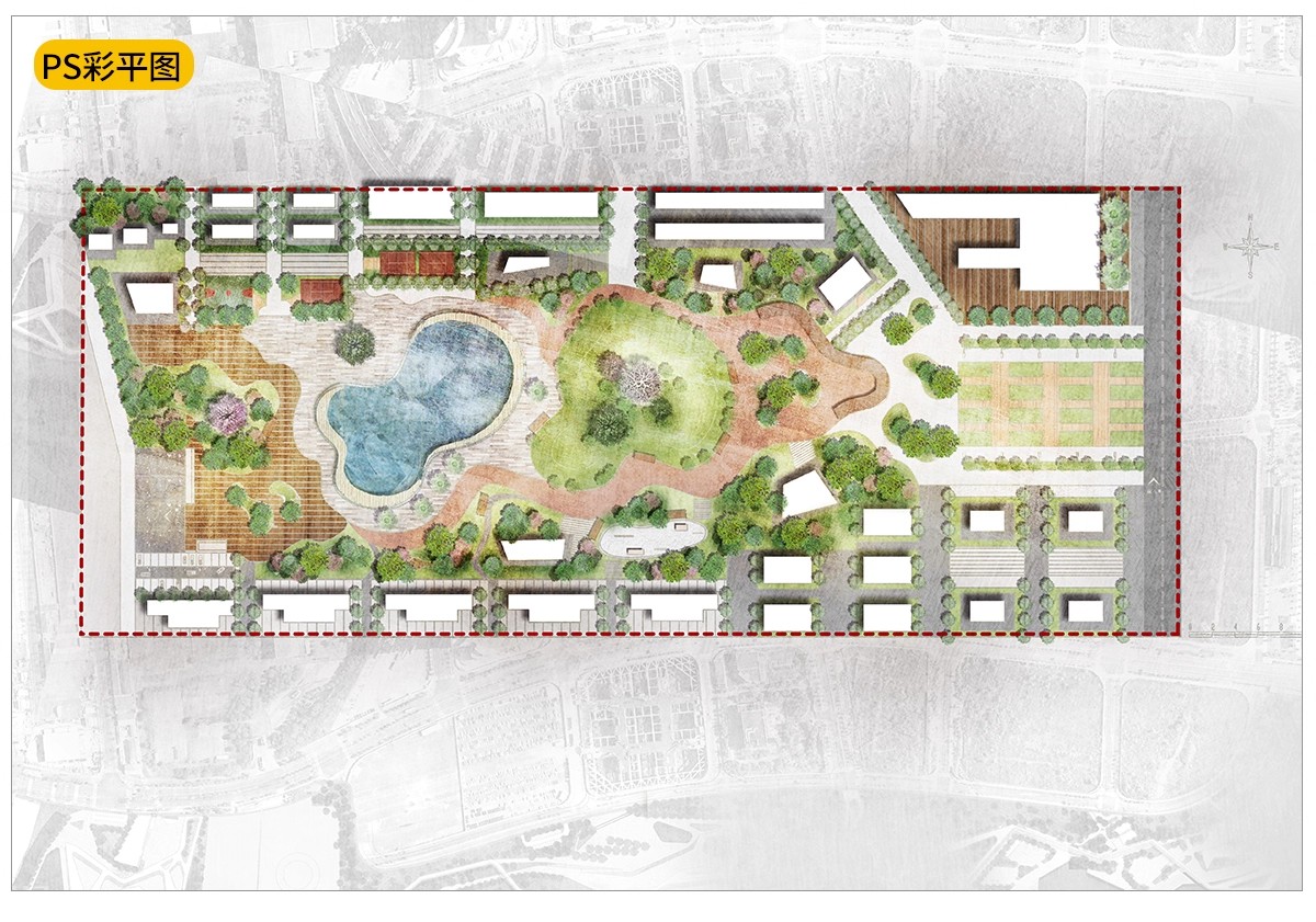 图片[11]-城市广场公园景观园林设计SU模型配套PSD展板ps成品方案作品CAD-大怪兽分享