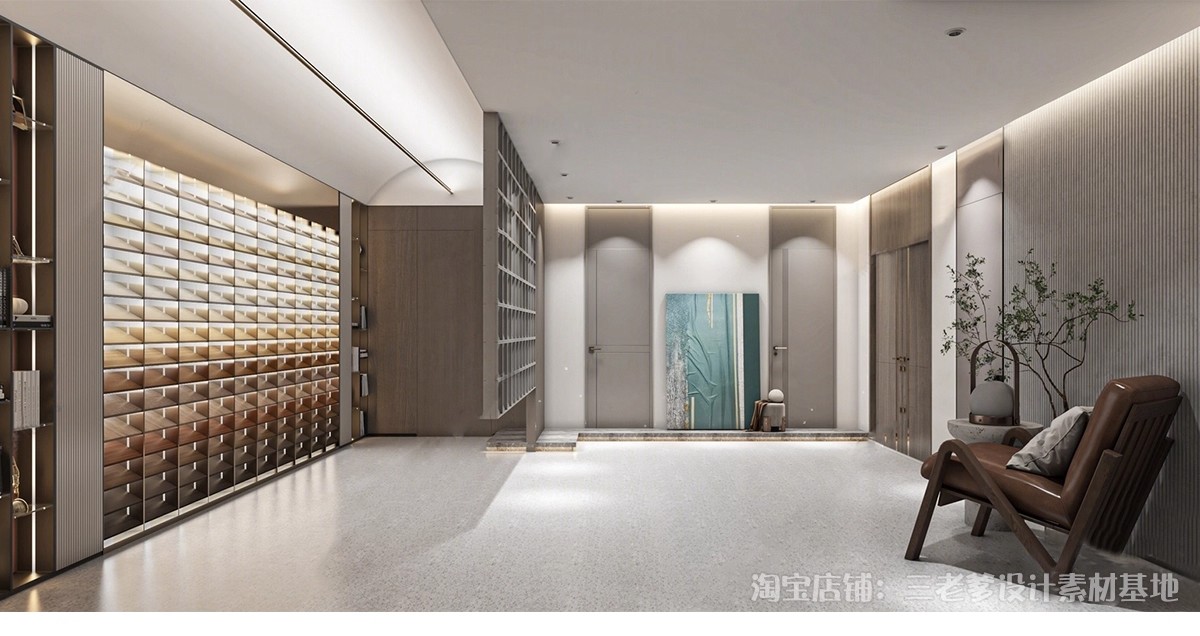 图片[12]-主材建材专卖店3d模型 cad施工图卫浴地板灯具瓷砖洁具展厅3dmax-大怪兽分享