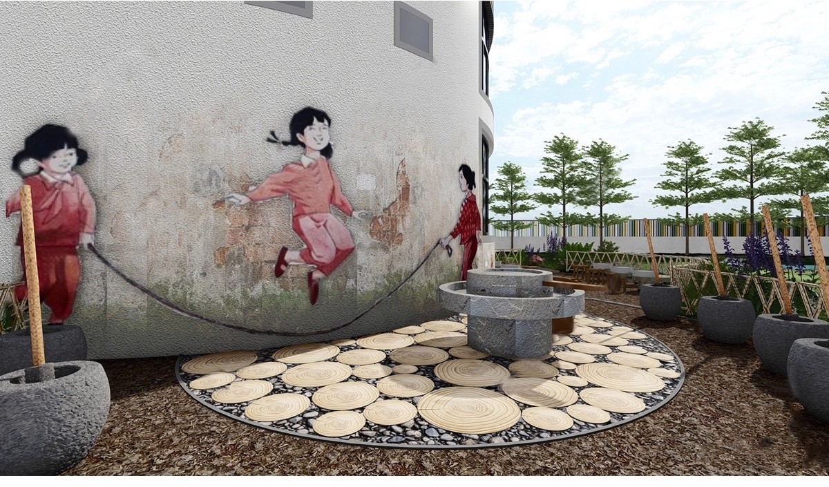 图片[12]-乡村振兴新农村墙绘三角农耕文化山水风景墙画壁画su模型草图大师-大怪兽分享